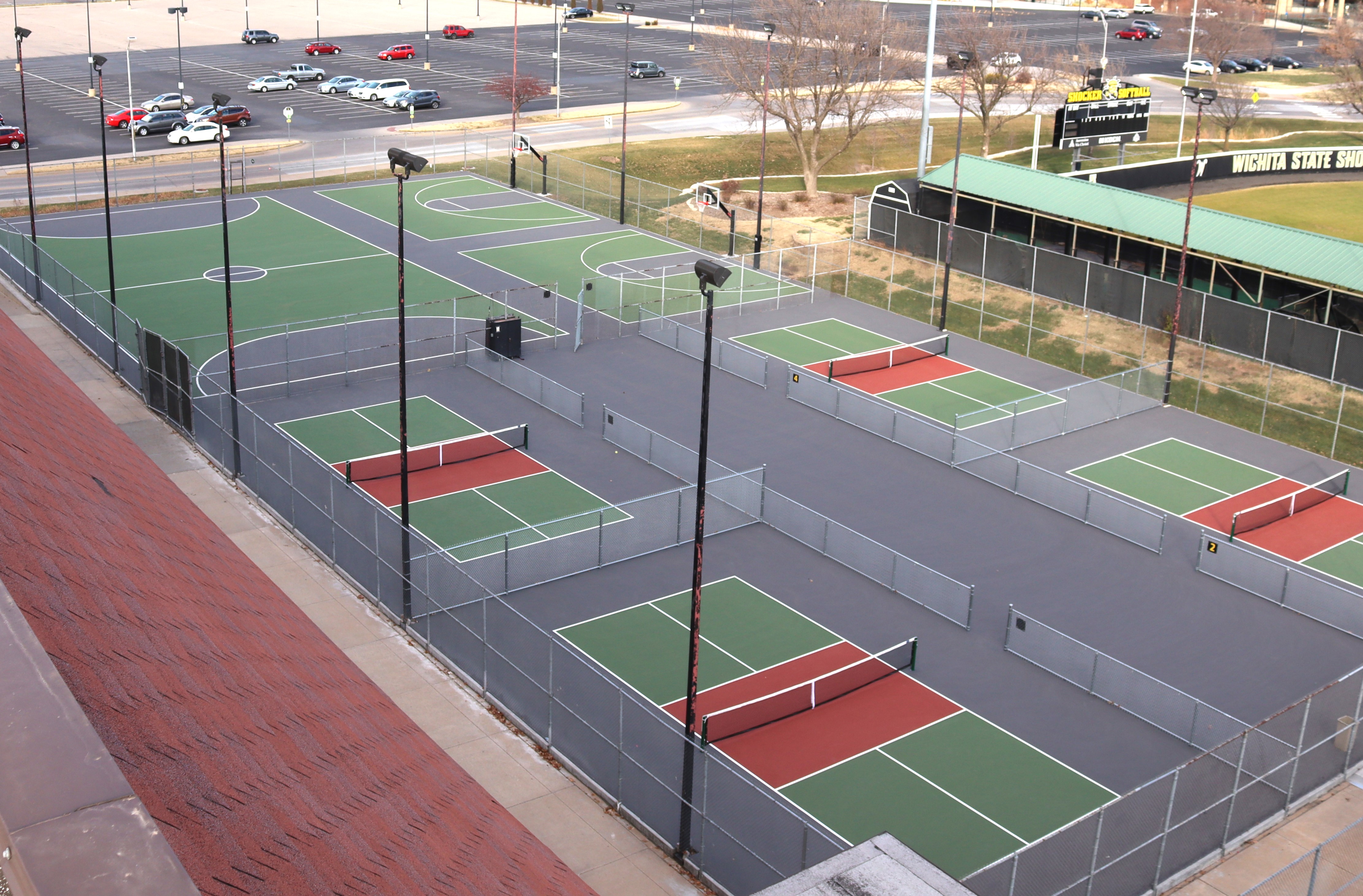 Outdoor Pickleball and Basketball Courts