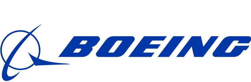 Boeing logo. 