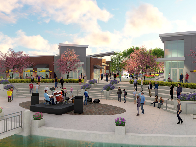 Braeburn Square Plaza rendering