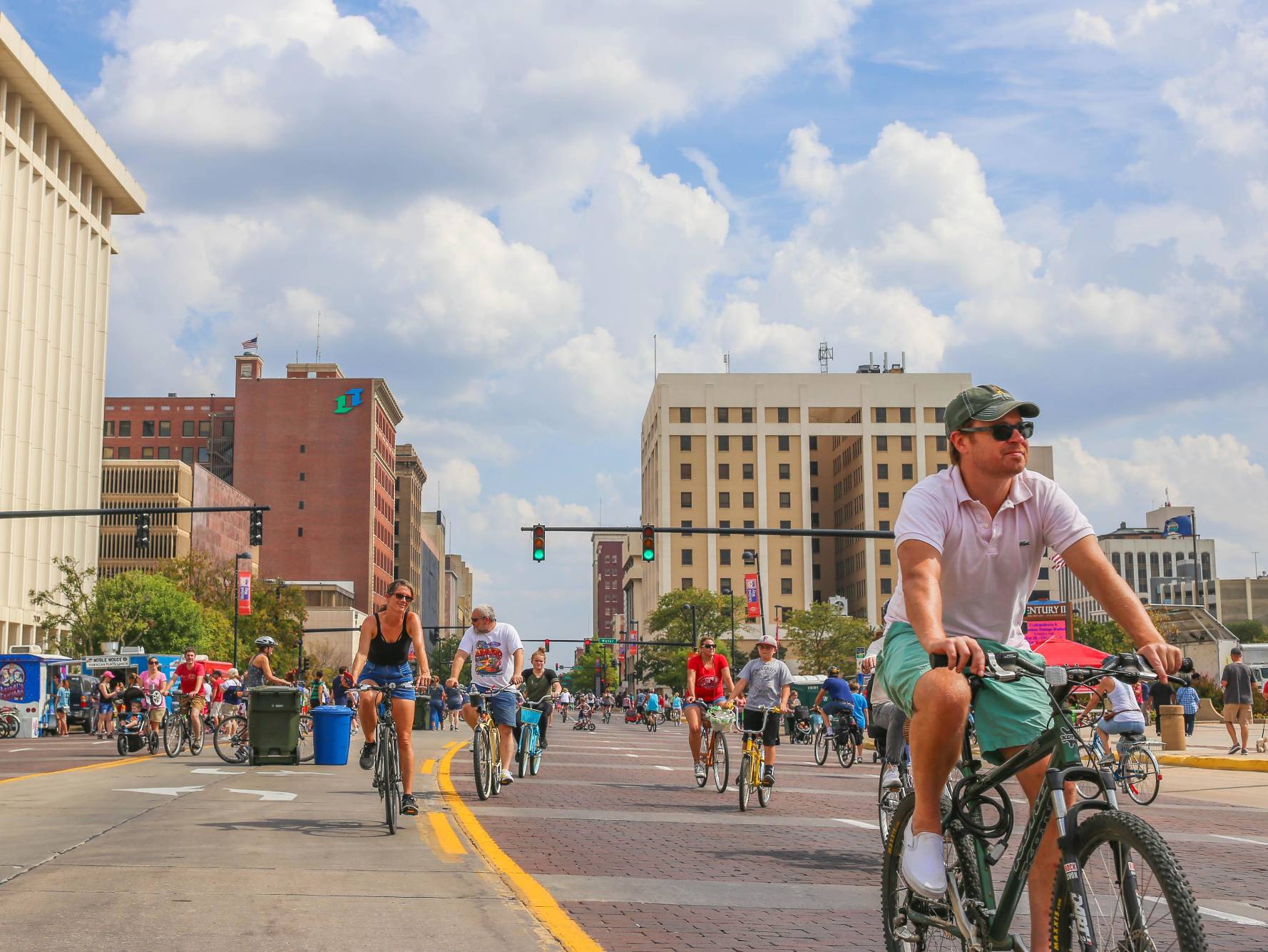 Open streets ICT - a free community event that closes a busy street from traffic and opens it for activities. 