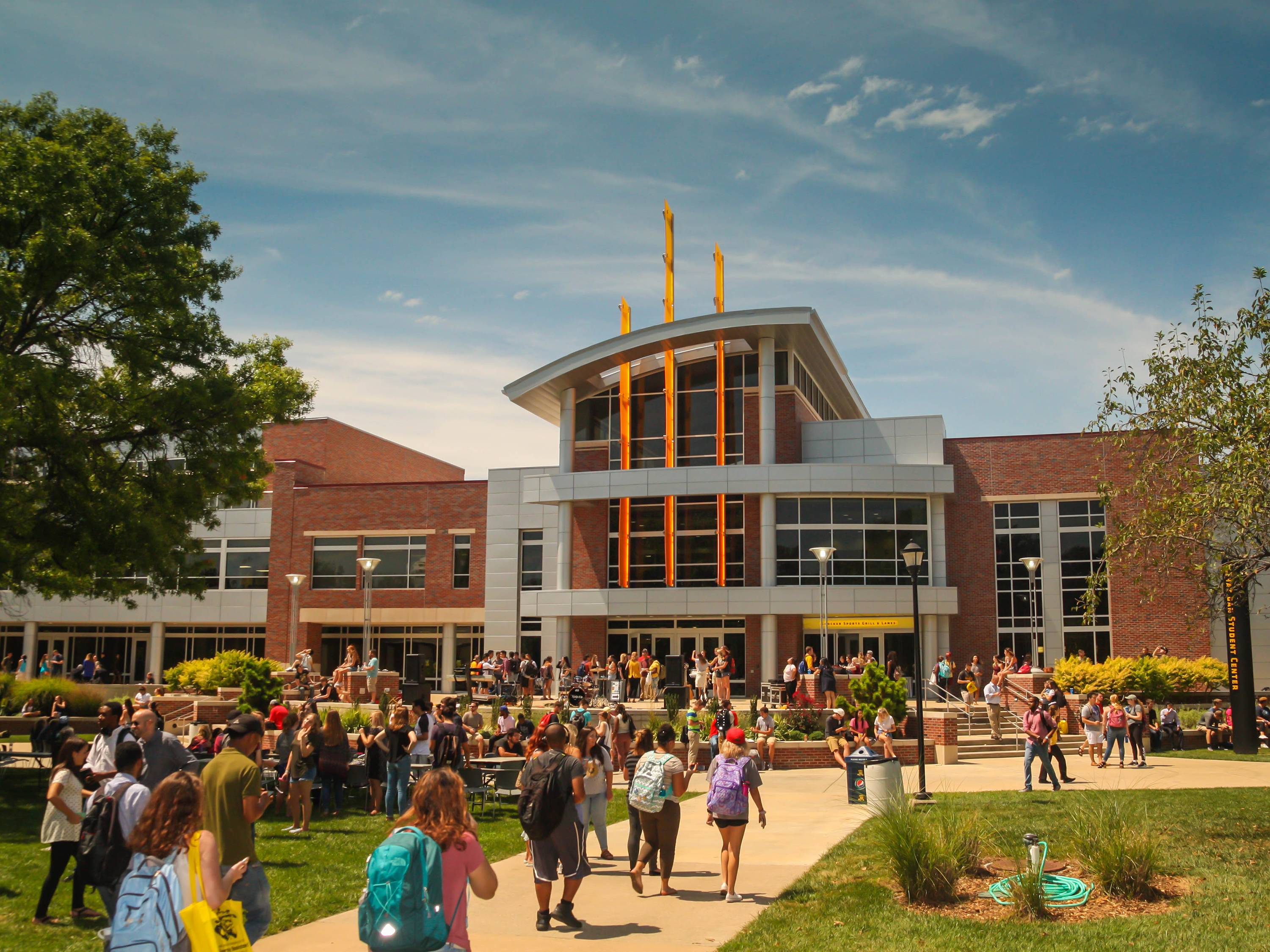 students in front of RSC