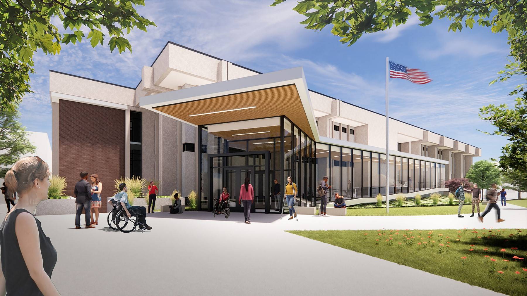 Photo of future renovated Shocker Success building