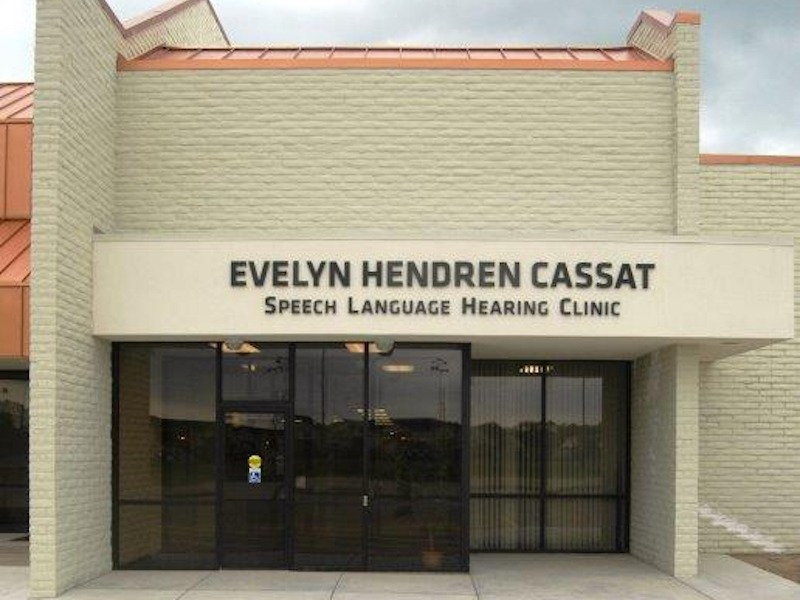 Photo of the Evelyn Hendren Cassat Speech-Language-Hearing Clinic.