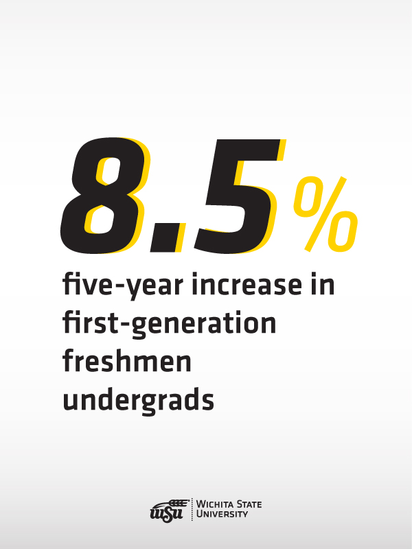 Infographic: 8.5 percent growth in first-generation freshman undergraduates
