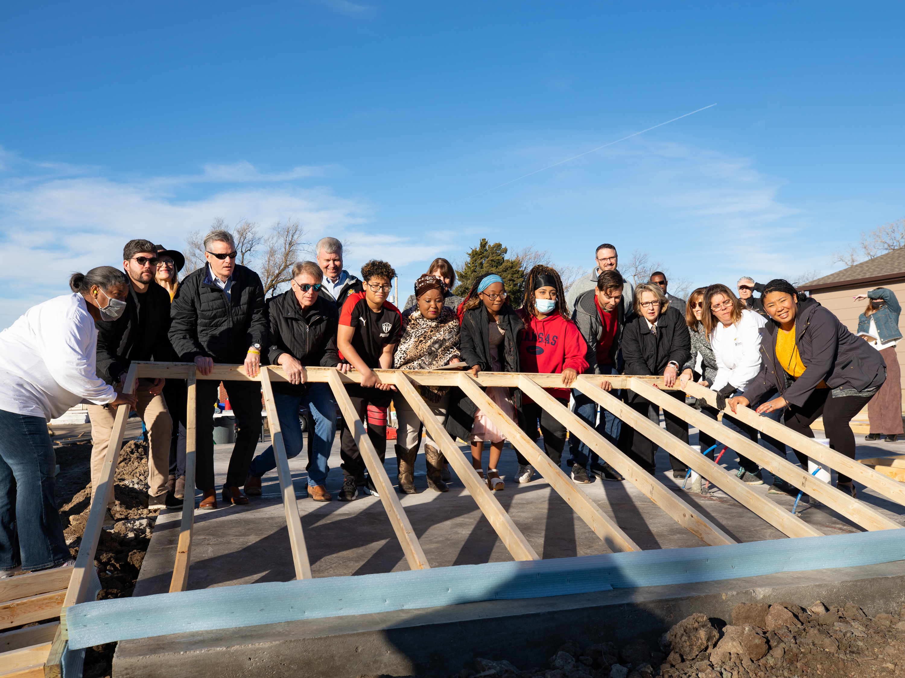 Habitat for Humanity Wall Raising 
