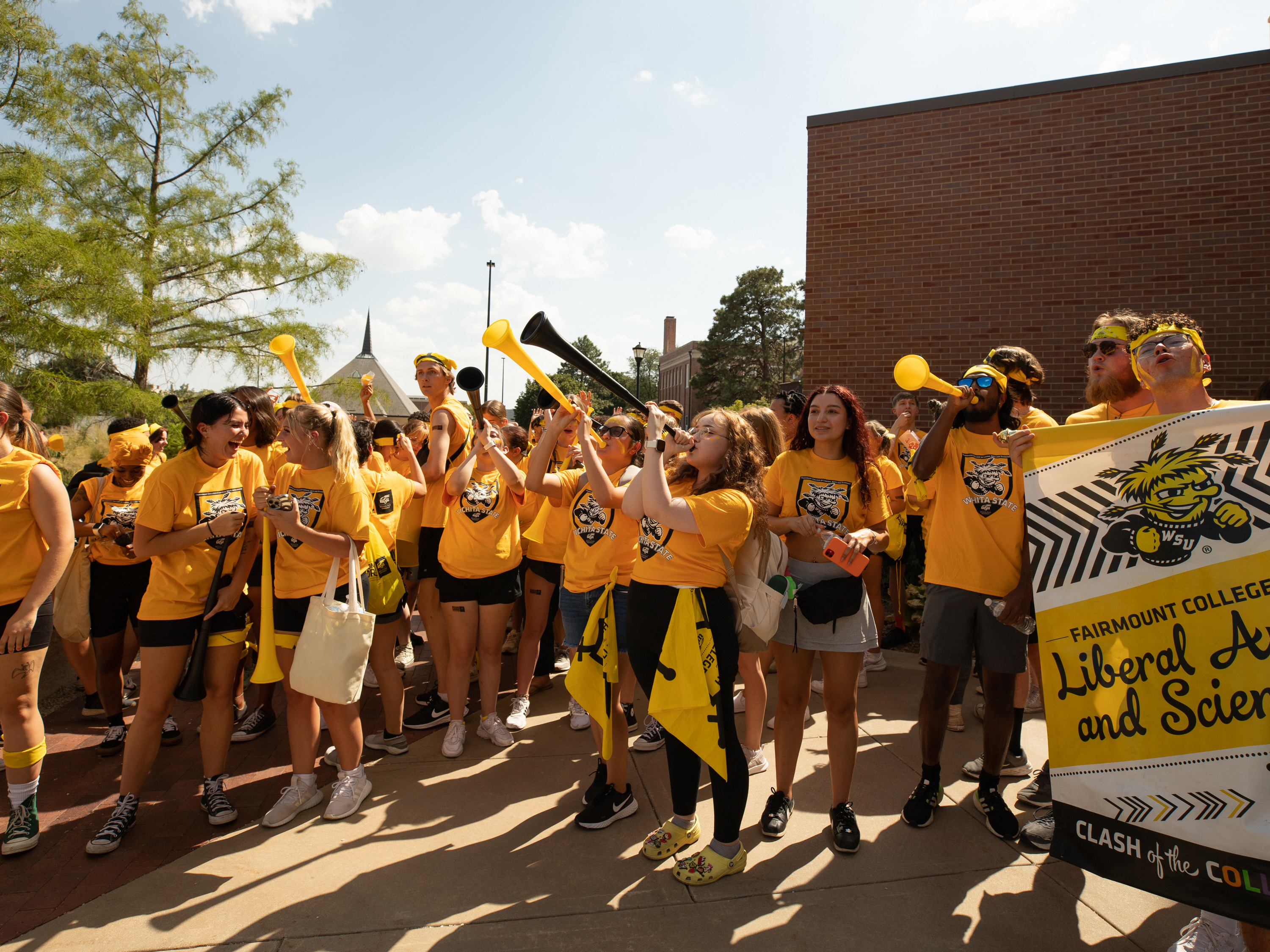 Shocker Fans at a game