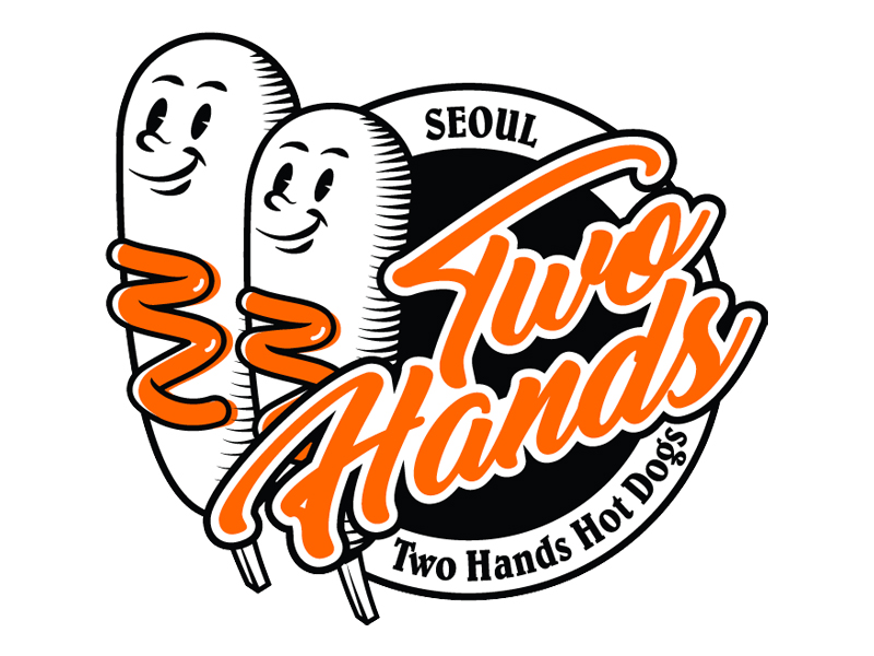 Two Hands Corn Dogs logo