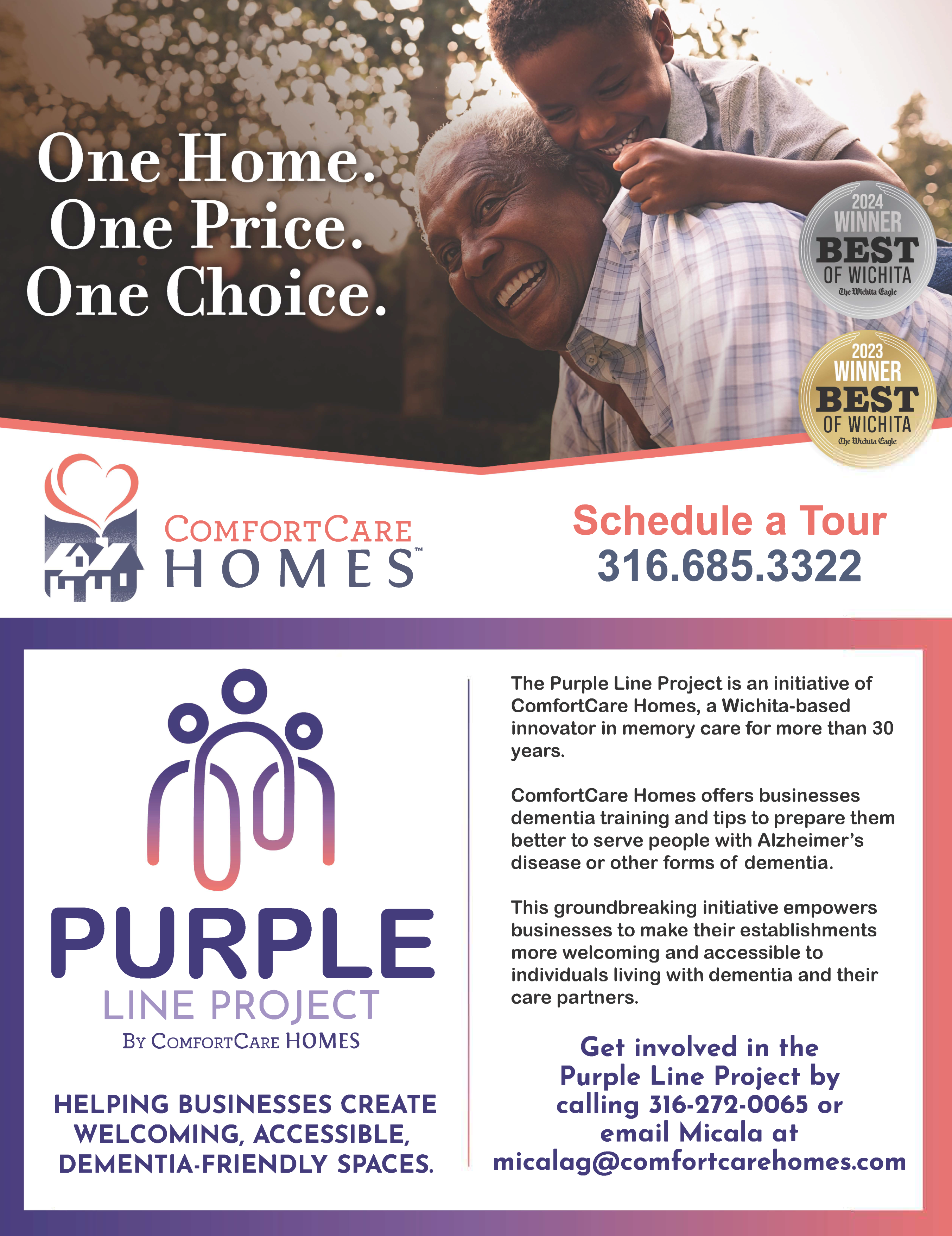 Comfort Care Homes Ad