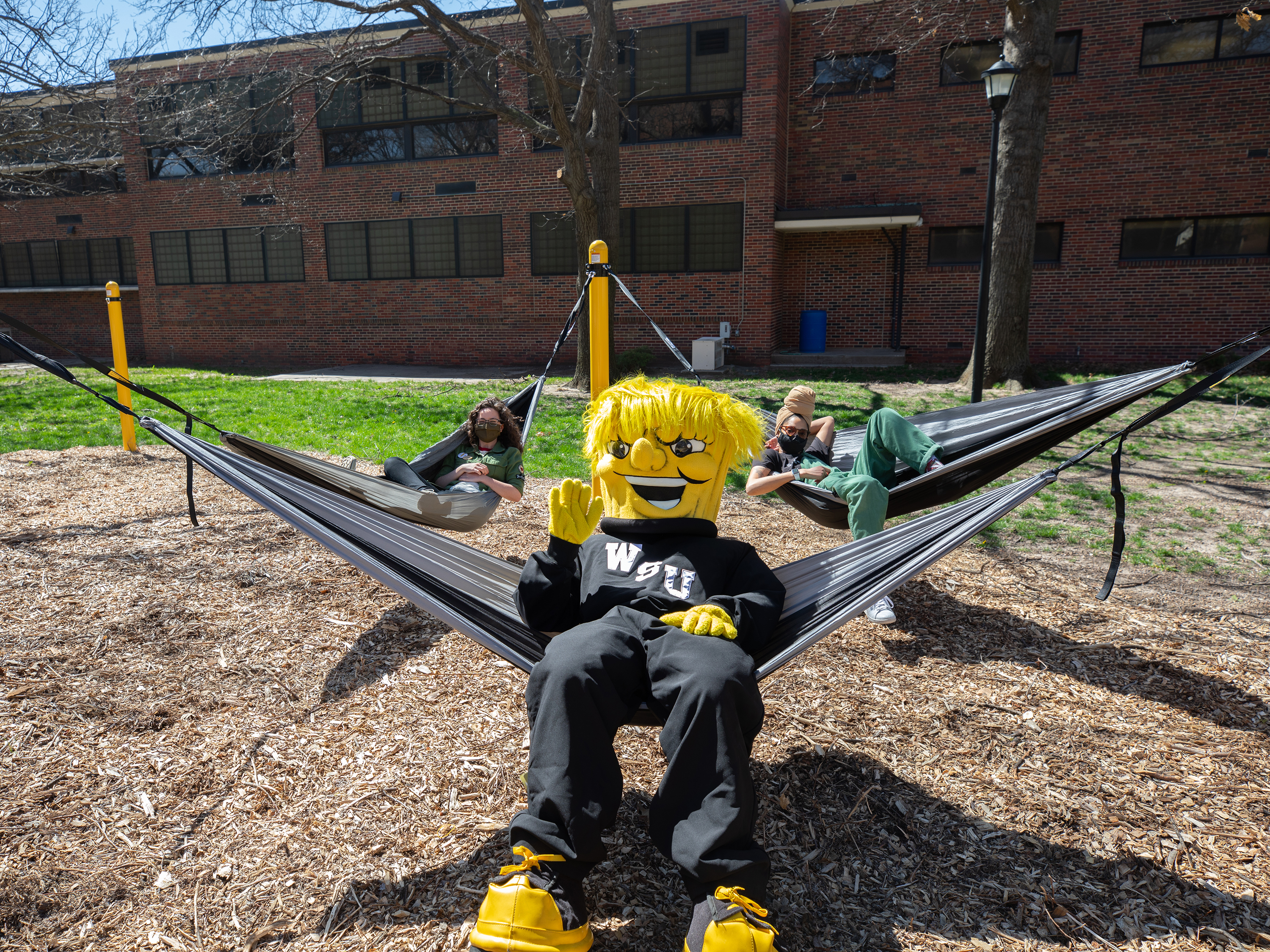 Hammock lounge with Wu Shock