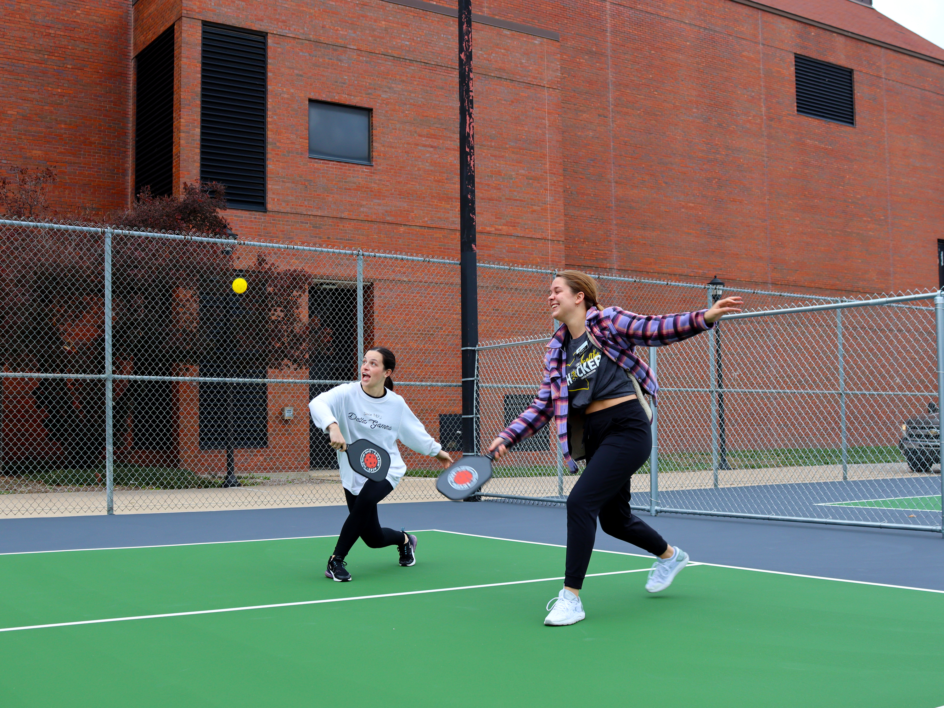 Pickleball players