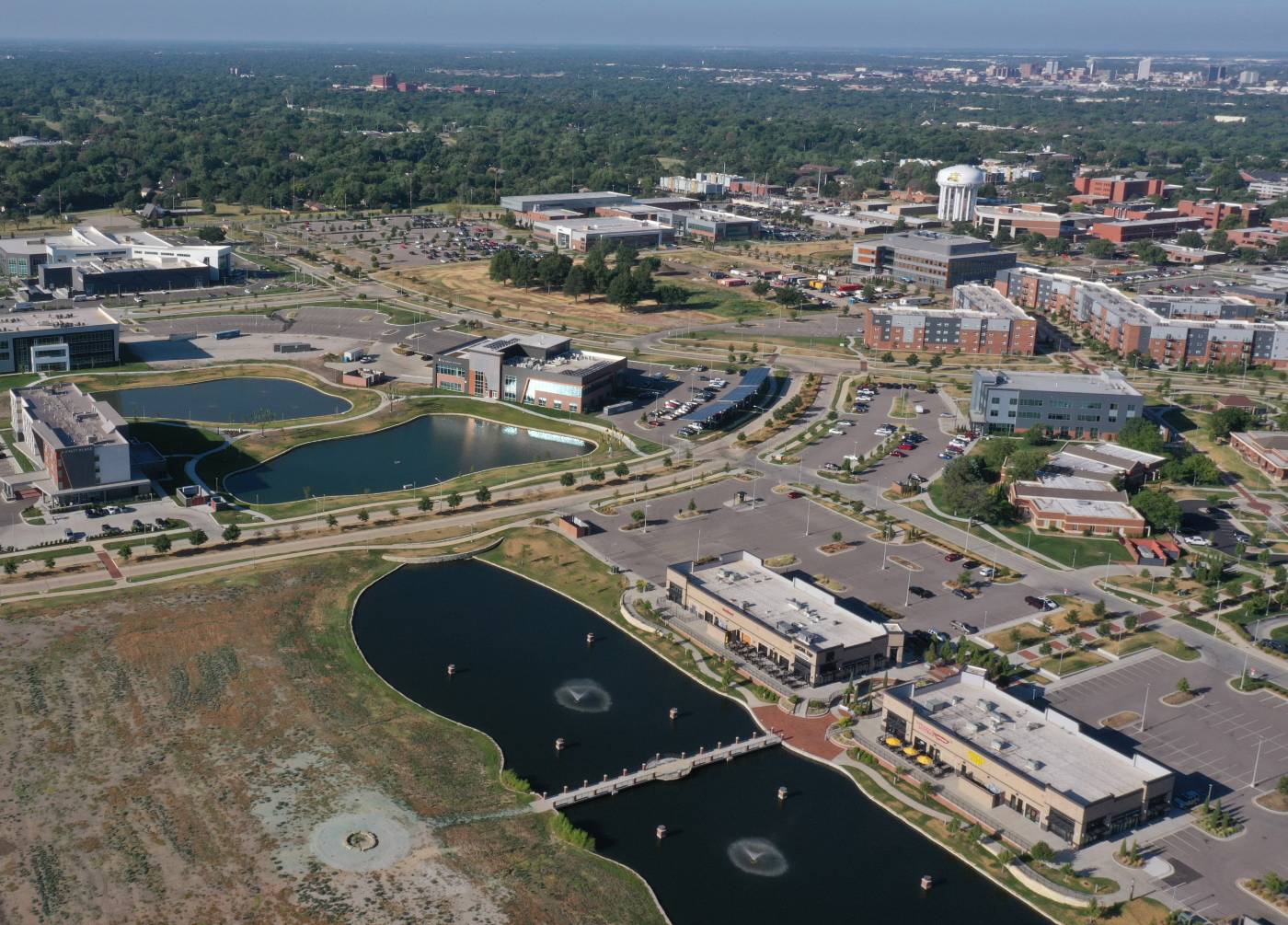 Aerial view of Innovation campus