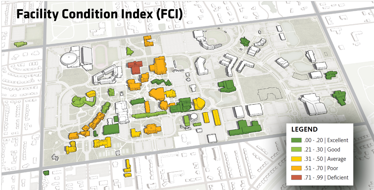 Facility Condition Index Map