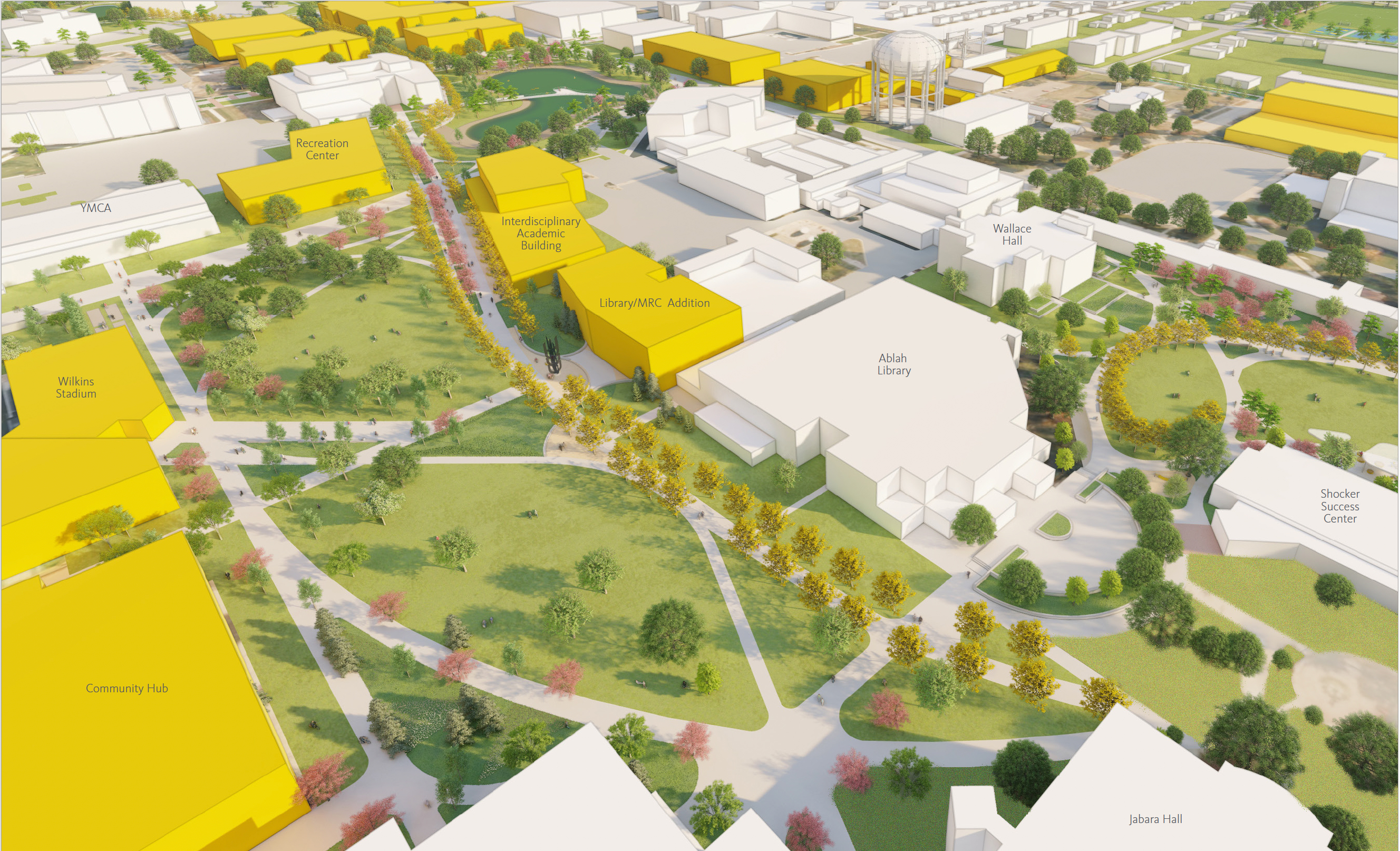 Main lawn map