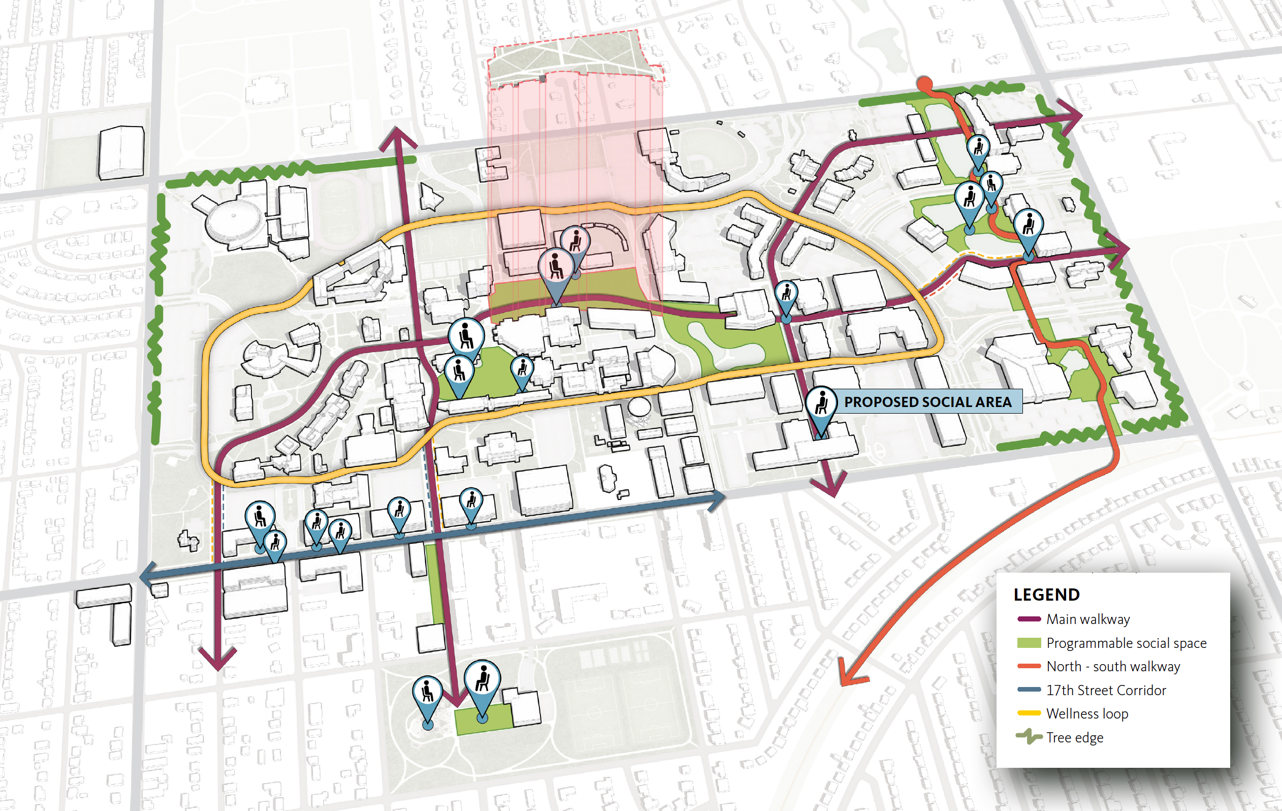 Campus Comfort map