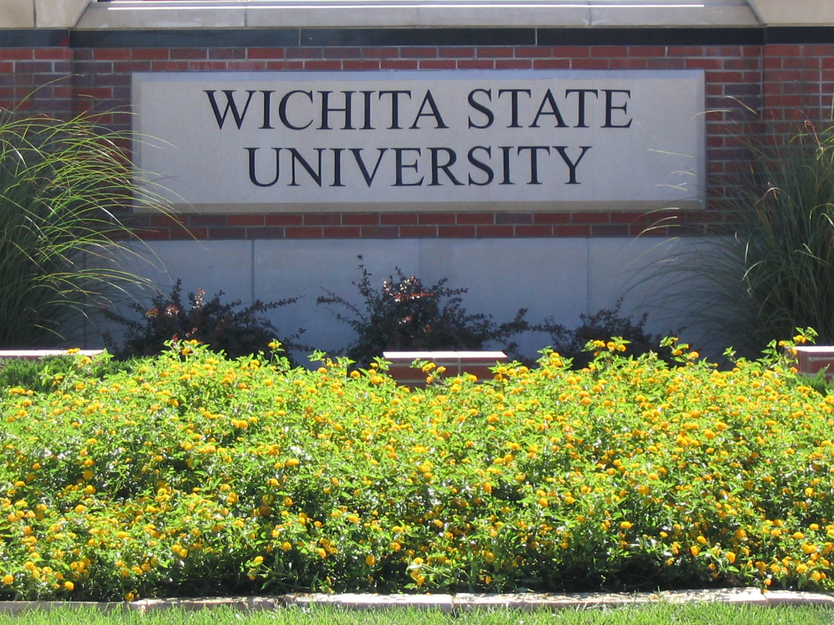 WSU Entrance Sign on Mike Oatman Dr.