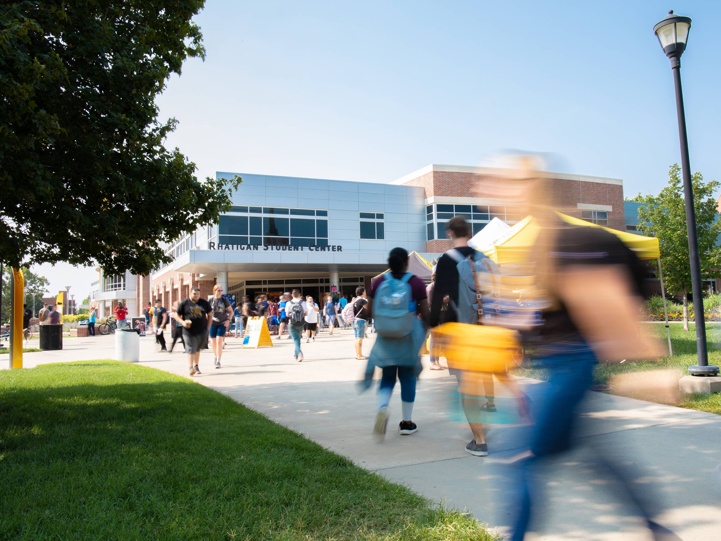 Busy WSU campus