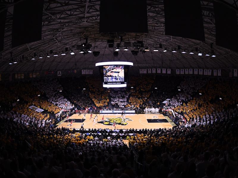 Koch Arena during basketball game