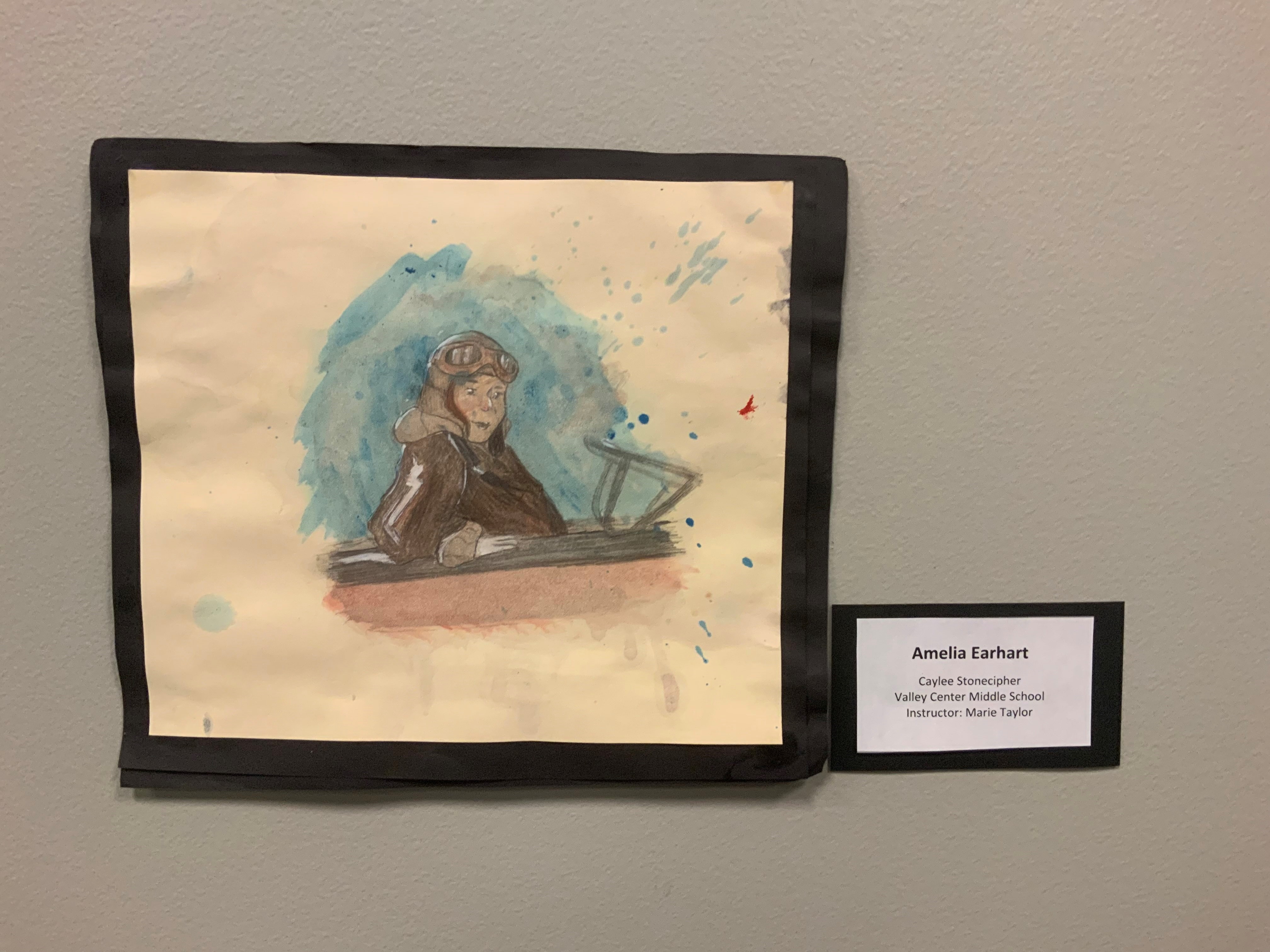 Amelia Earhart by Caylee Stonecipher