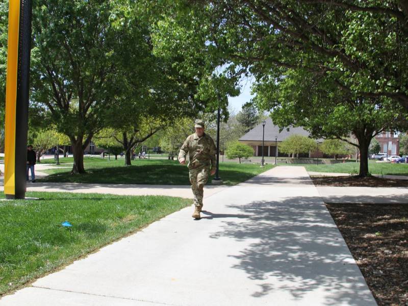 Military student at WSU