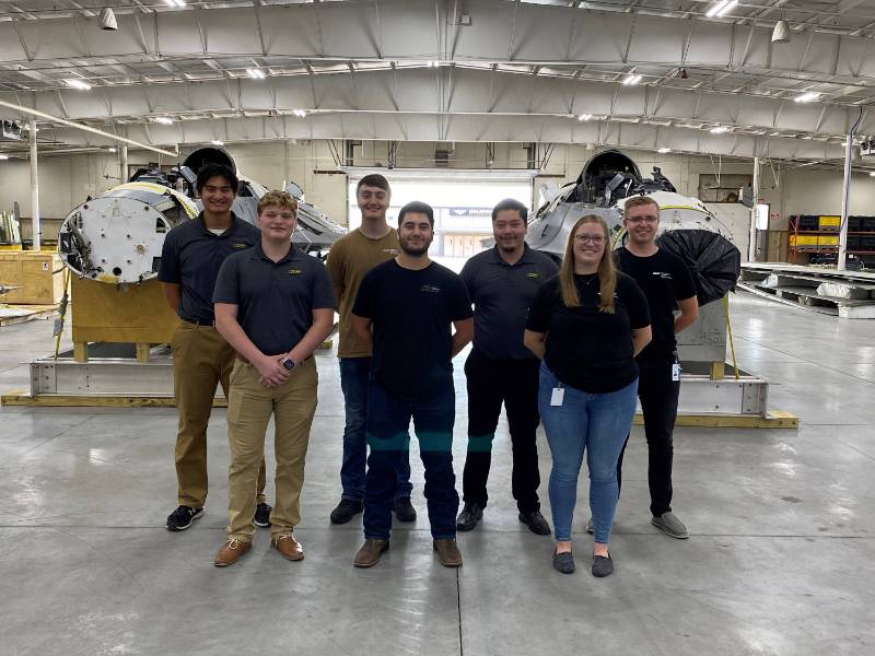 WSU students at Lockheed Martin