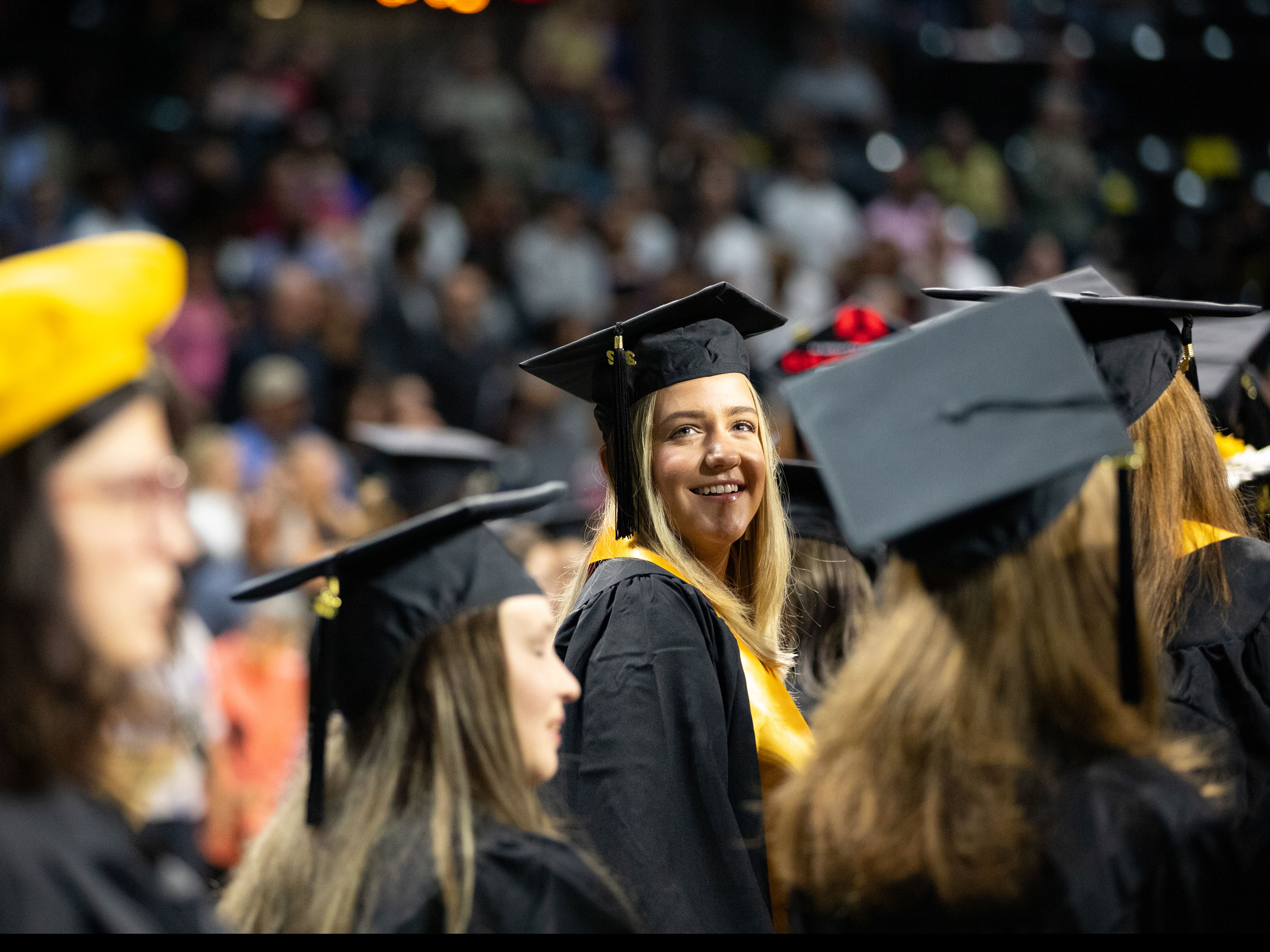Graduates at Commencement