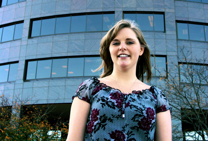 Amber Loewen is grateful for her cooperative education experience at Koch Industries Inc.