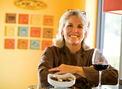 Beth Tully, owner of Cocoa Dolce Artisan Chocolates, credits her time at Wichita State for much of her success today.