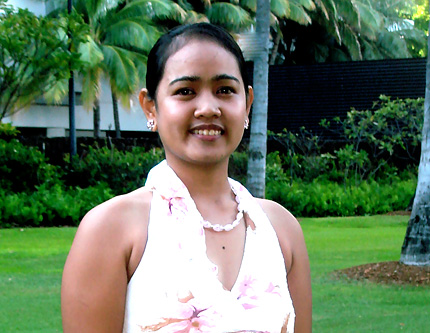 Joy Datario, a junior at Wichita State, hopes to attend culinary school after she graduates.
