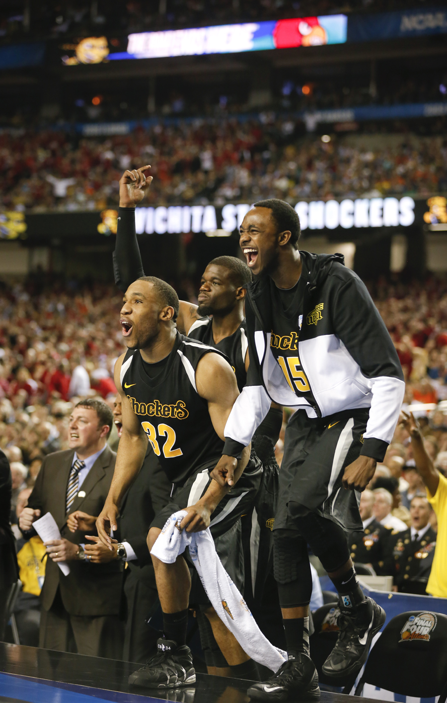 The Wichita State men's basketball team made it to the Final Four of the NCAA Tournament for the first time in 48 years. There will be a celebration of their success at 6:30 p.m. Monday, April 15, in Charles Koch Arena.