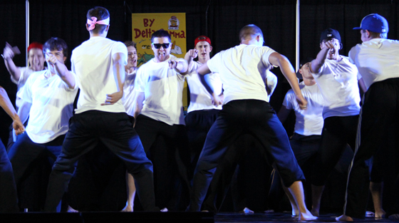 WSU students perform in Songfest, the final event of WSU's Shocktoberfest. This year's event, held Oct. 17-24, is the 25th annual installment of the fall celebration.