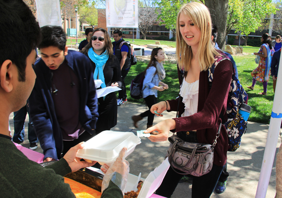 InterFest, an event run by Wichita State's International Student Union, brought food from 15 countries to WSU on Tuesday, April 12.