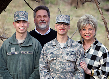 Kathy Bond and family
