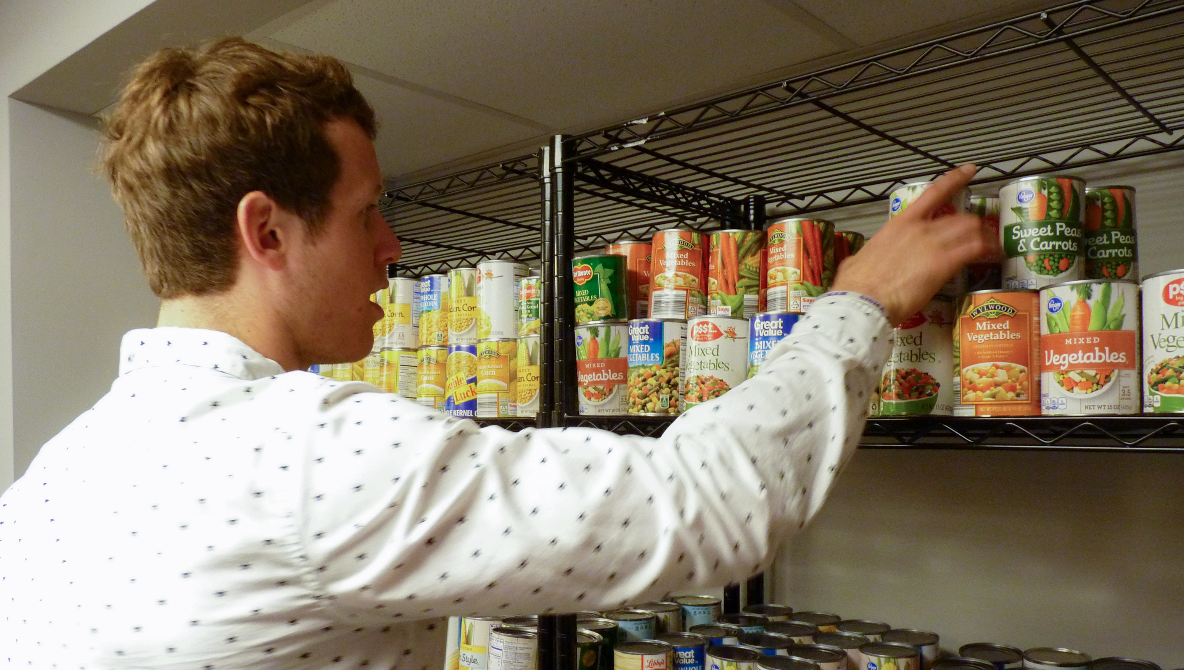 Breck Towner, vice president of the Student Government Association, has seen multiple students use the current food locker in the past few months and expects it to get busier once the school year starts.