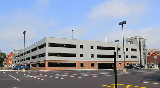A new parking garage is set to open for the first day of the fall semester, Monday, Aug. 21.
