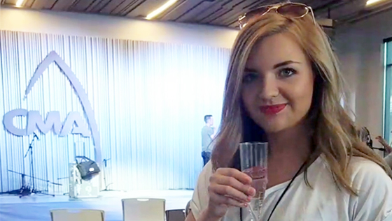 Ali Walton, a business marketing major at Wichita State University, spent the summer interning at a winery in Nashville.