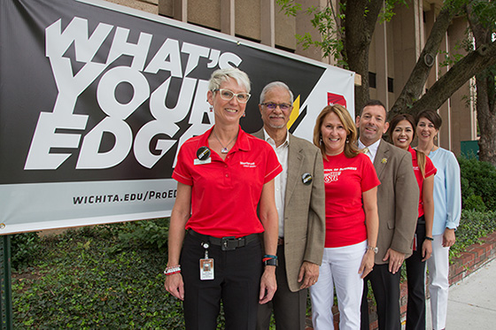 The new Professional Edge free program for business majors is a collaboration between Wichita State's Barton School of Business and Meritrust Bank.
