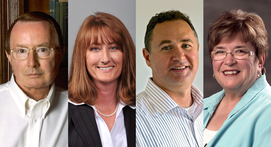 Professors Ray Hull, LaDonna Hale, Tony DiLollo and Julie Scherz have contributed to a new book, 