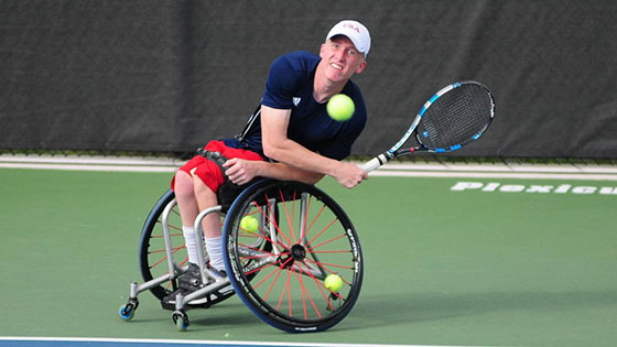 Wichita State University student -- and Wichita native -- Casey Ratzlaff has become the No. 1 wheelchair tennis player in the United States.