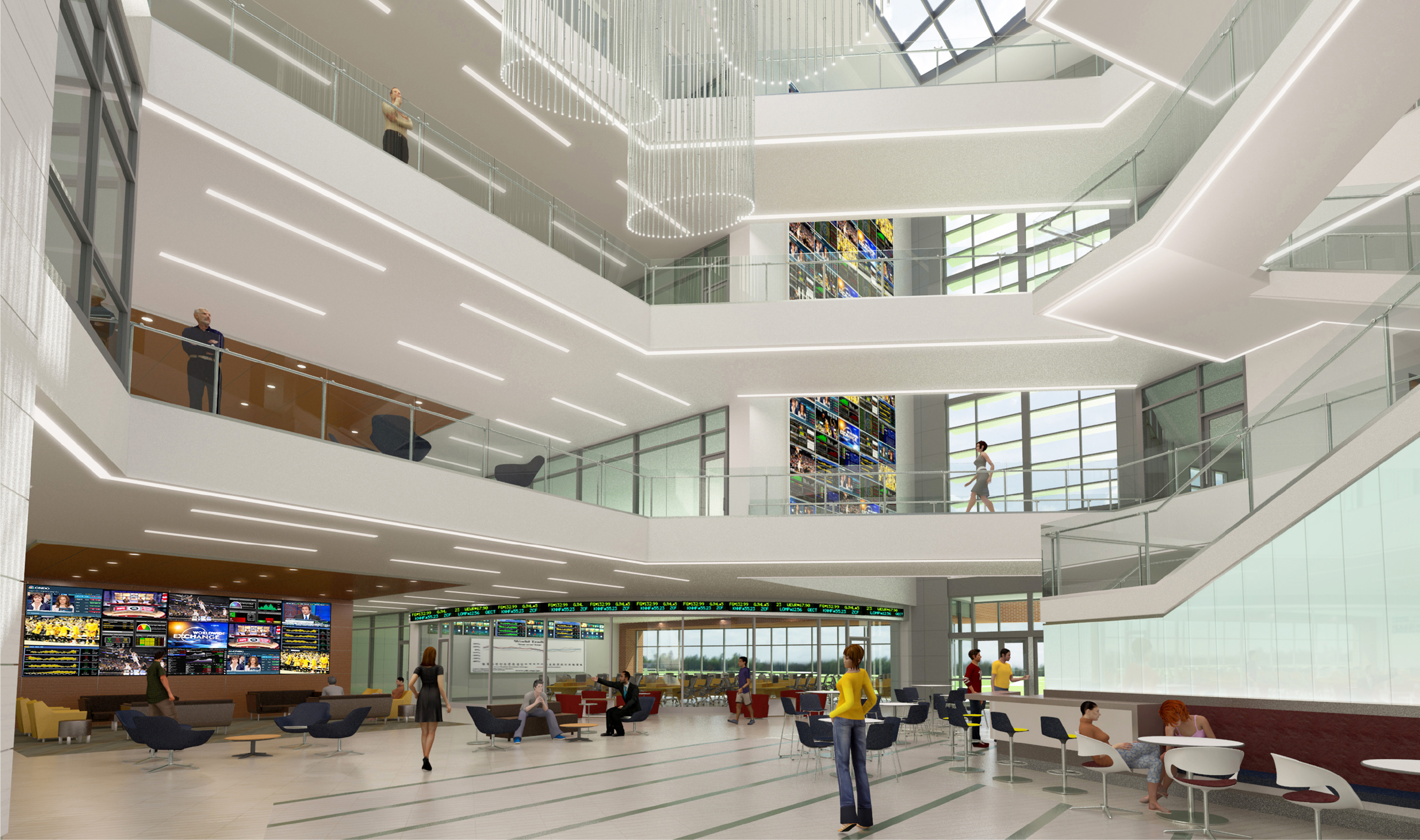 A 136,000-square-foot complex will replace Clinton Hall as the home for the Barton School of Business. It will be known as Wayne and Kay Woolsey Hall.