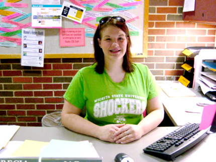 Wichita State sophomore Terecia Miller works on and off campus to teach others music.