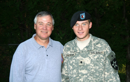 Robert Funcheon and his son Alex, who died in a roadside bombing in Iraq April 2007.