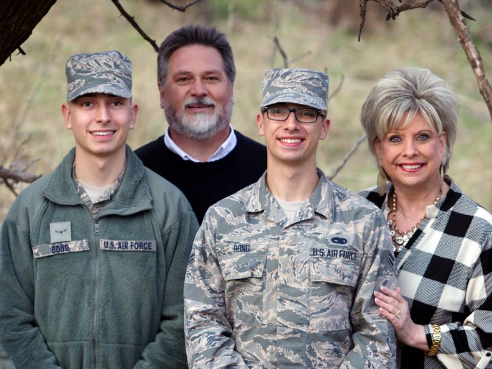 Kathy Bond and family.