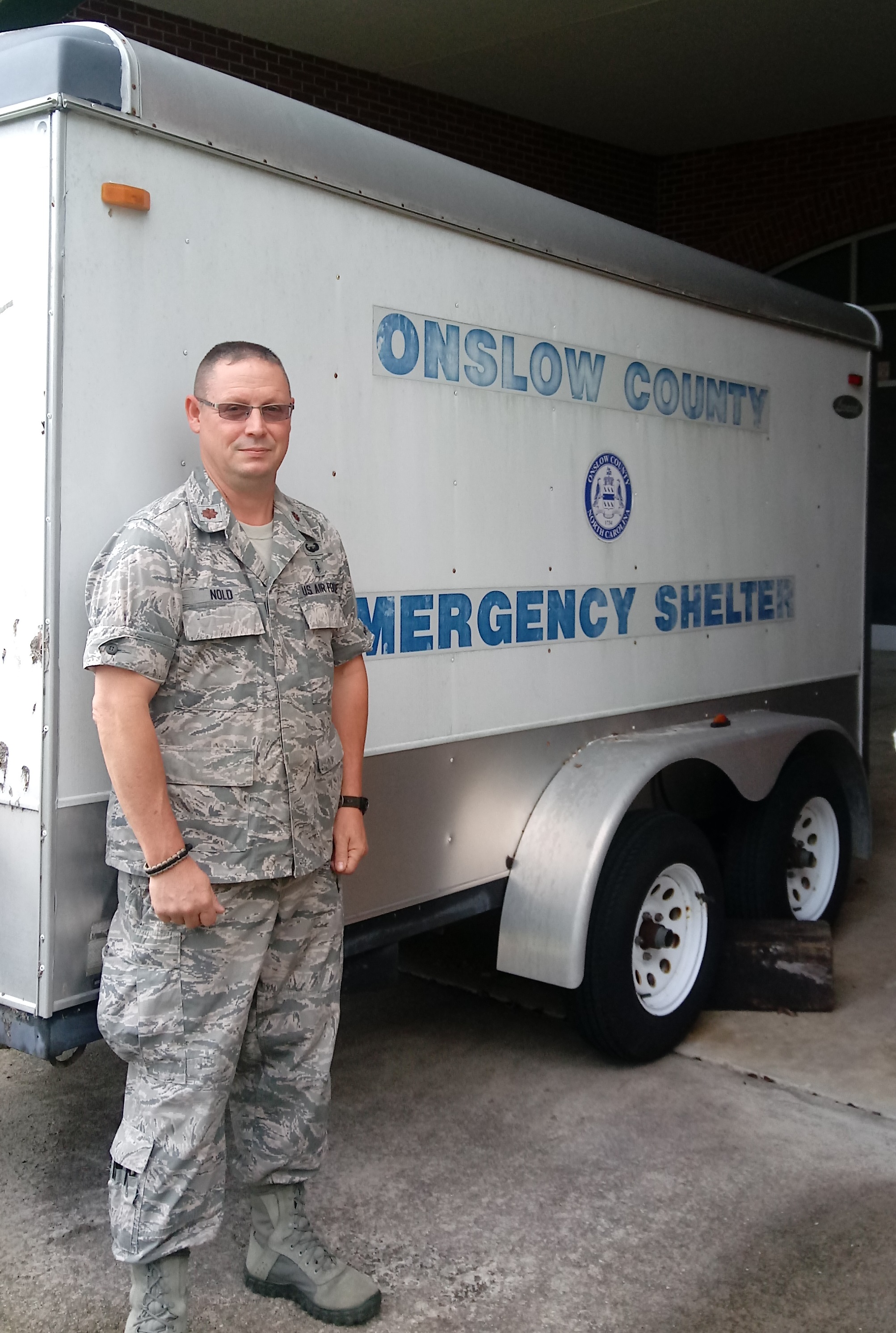 Richard Nold helped with hurriane relief in North Carolina