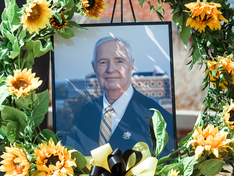 John Bardo floral wreath