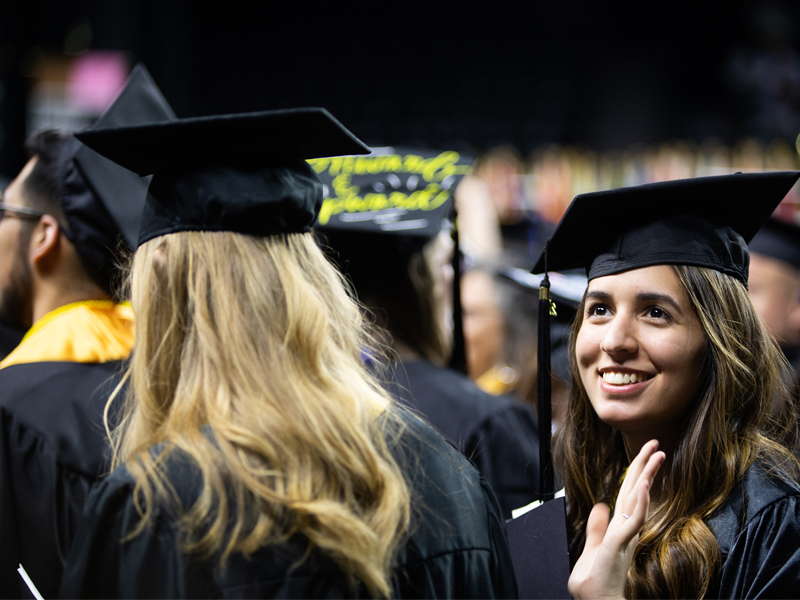 Students graduating