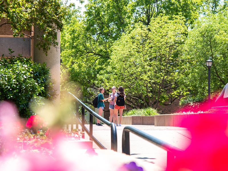 Students outside