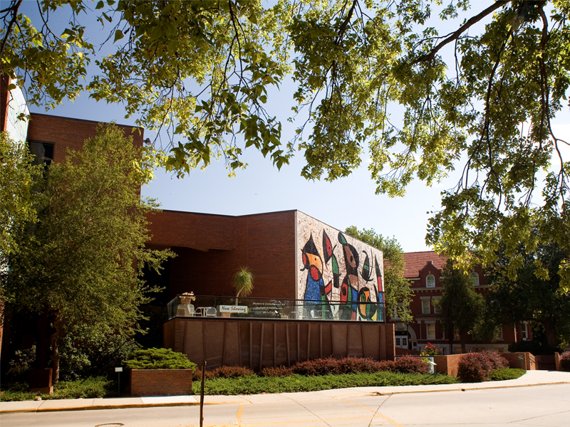 View of Miro at the Ulrich Museum of Art