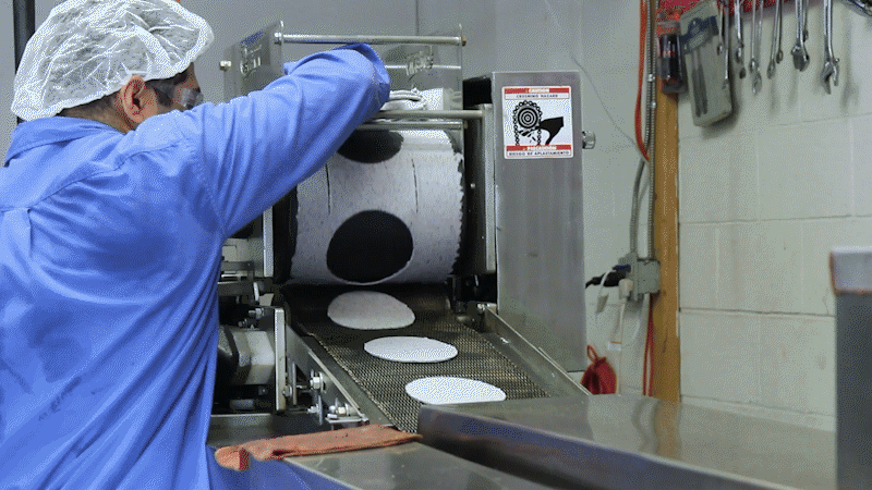 Pinole Blue tortillas gif