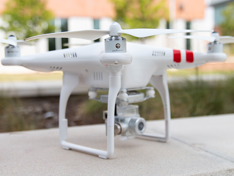 white drone