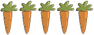 Five carrots